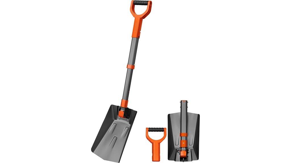 compact collapsible snow shovel