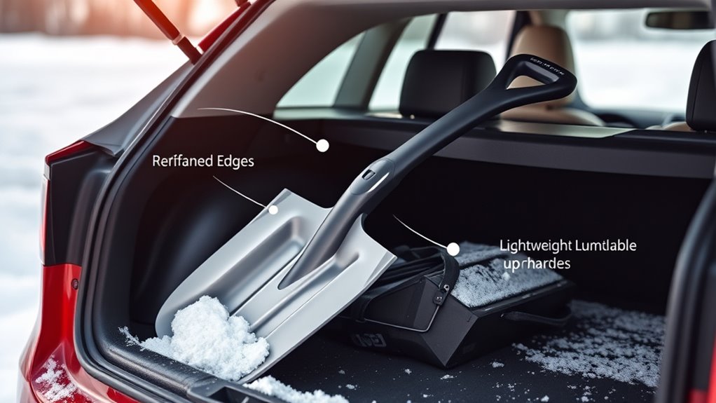 compact durable versatile shovel