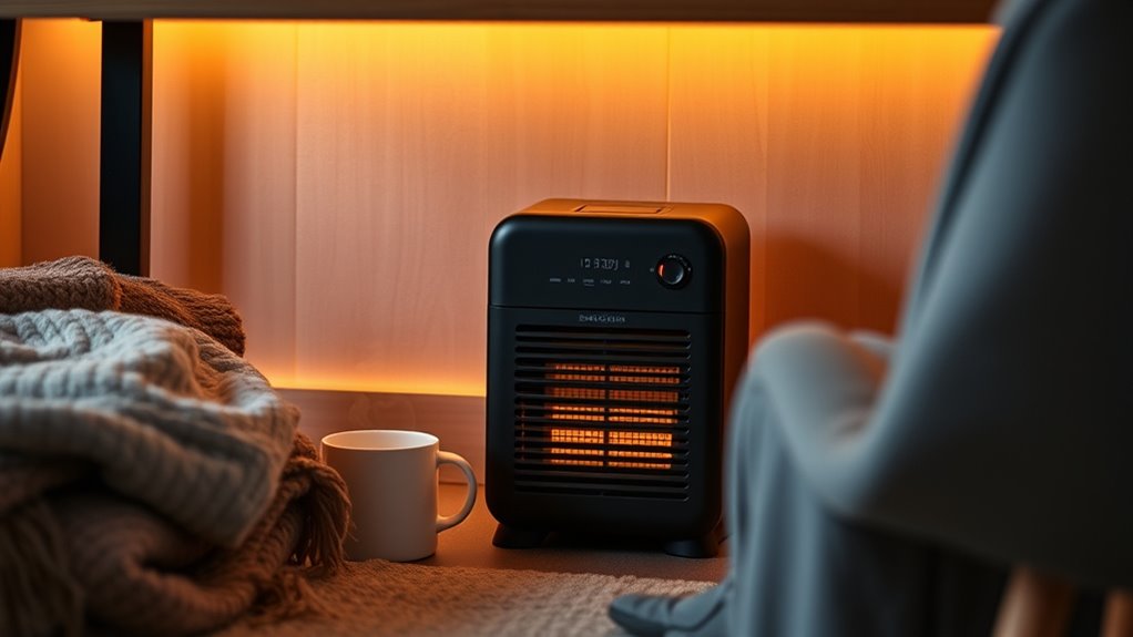 compact under desk heaters