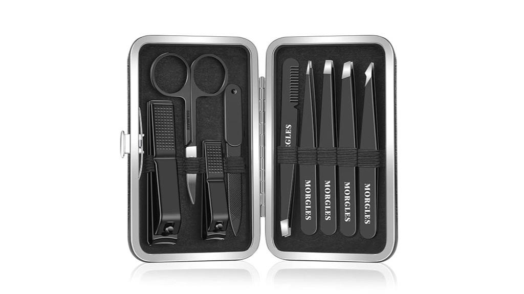 complete stainless steel manicure kit