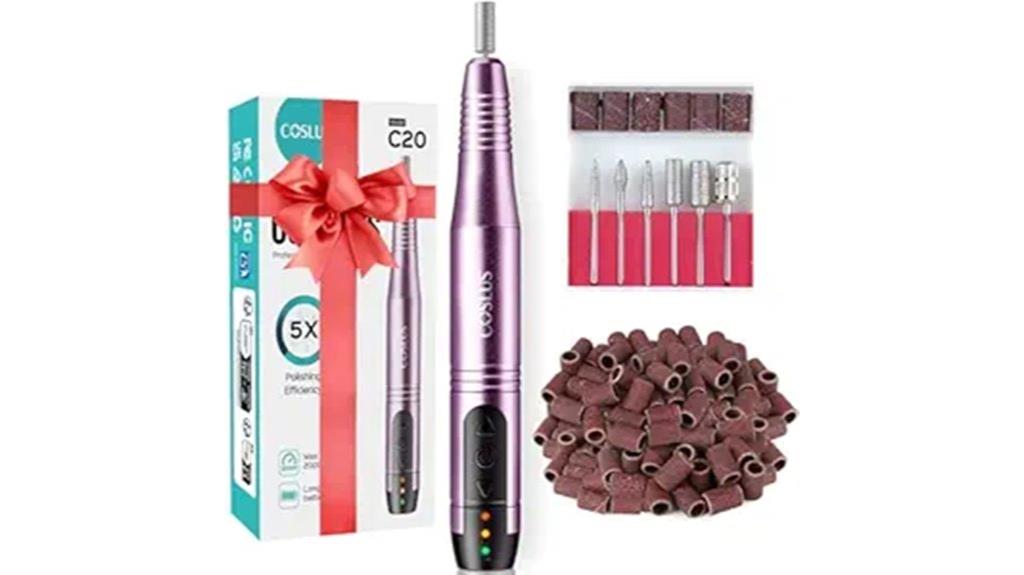 cordless nail drill set