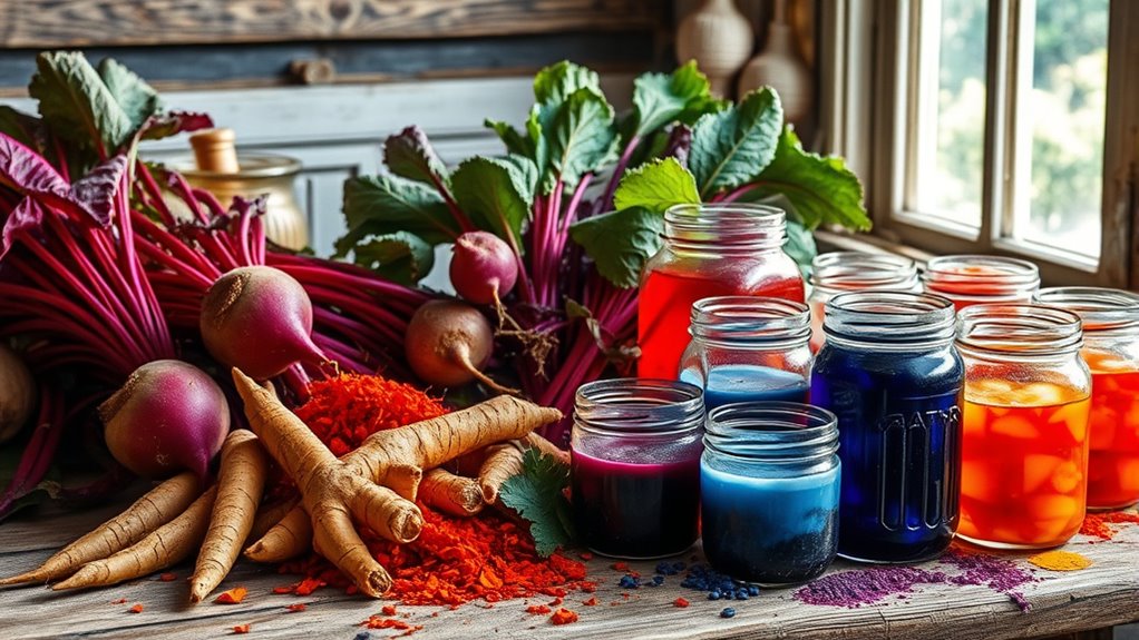 creating plant based dyes
