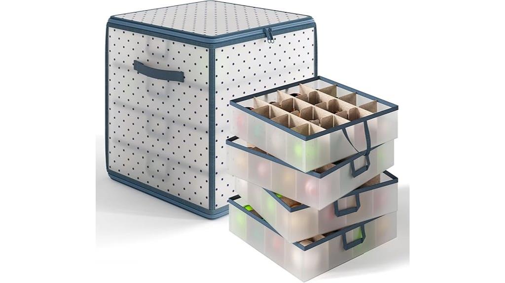 decorative ornament storage container