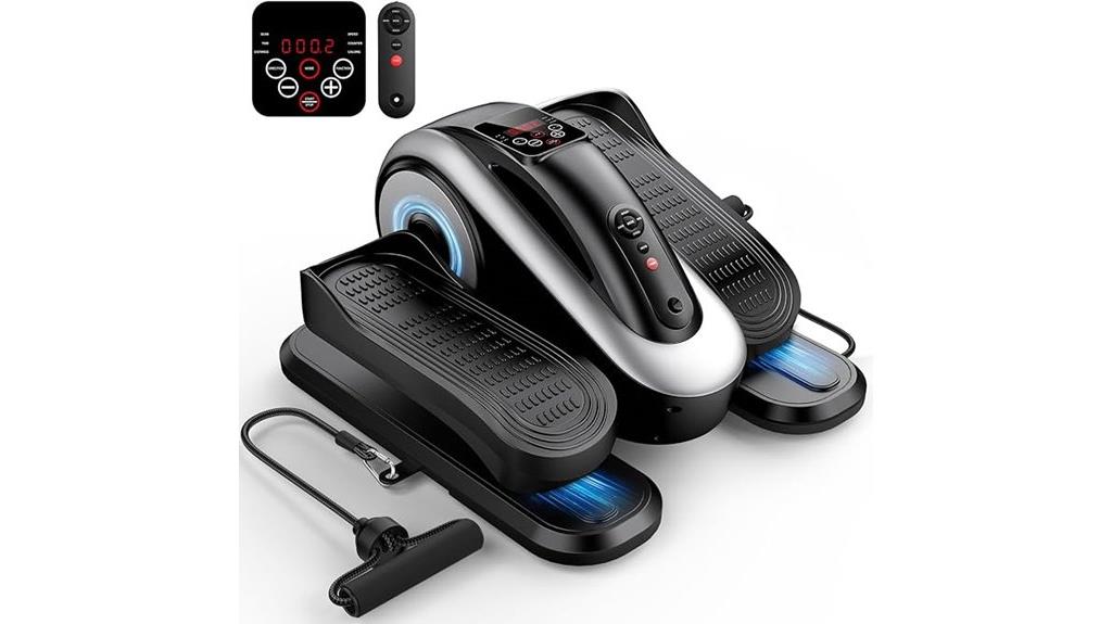 desk elliptical with remote