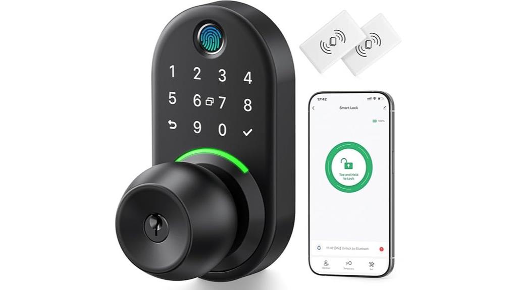 digital handle keyless lock