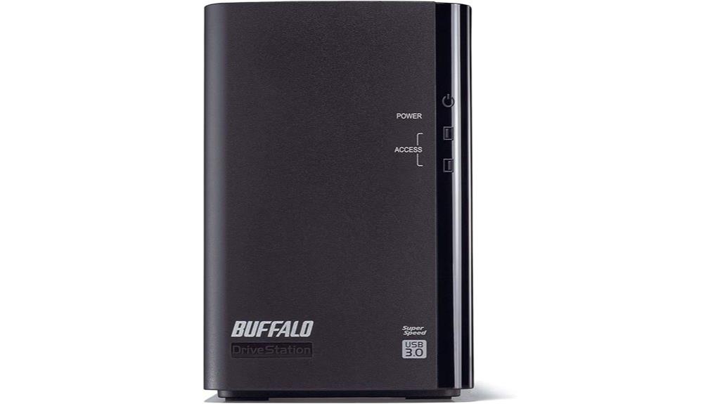 dual bay external storage