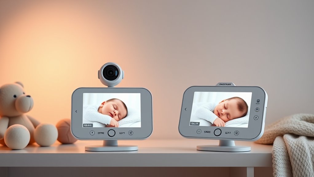 dual camera video monitor features