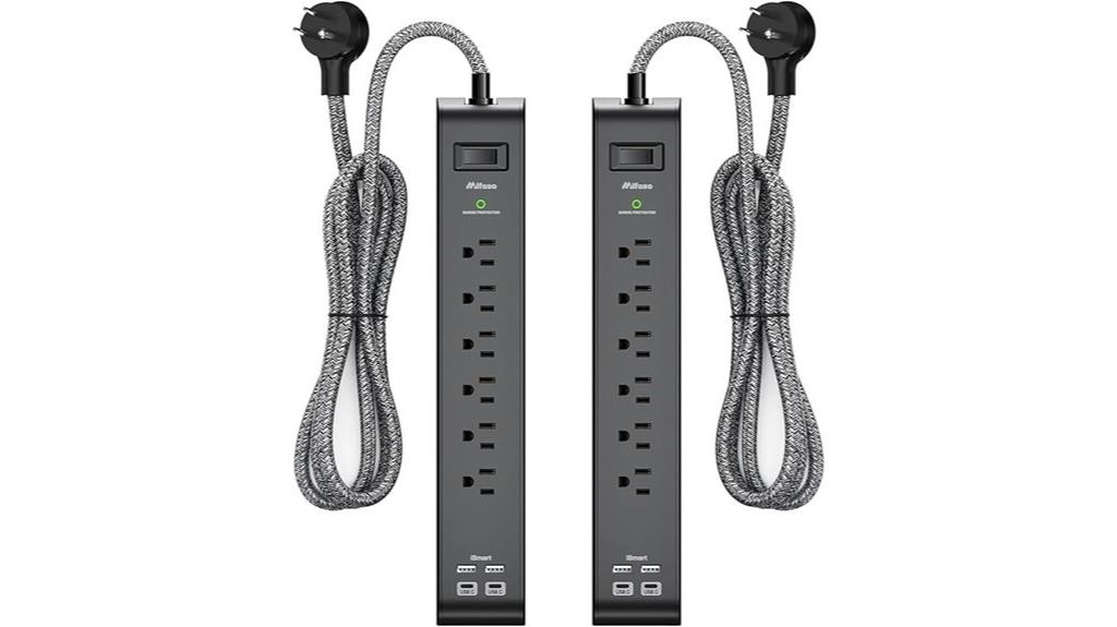 dual pack power strip