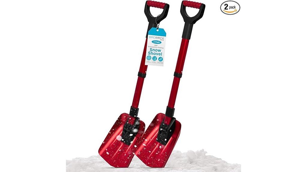 dual pack snow shovels