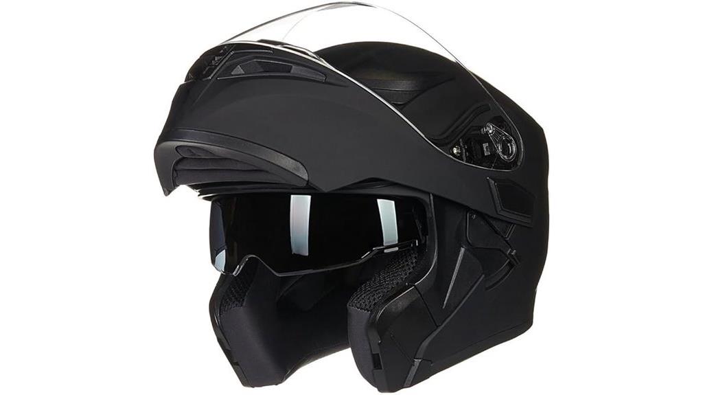 dual visor modular helmet