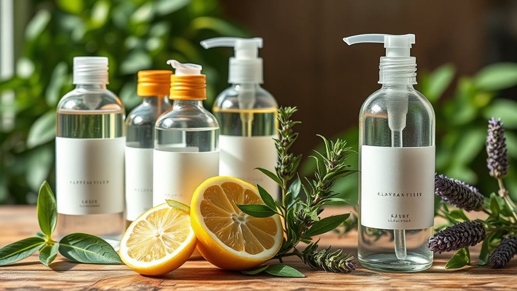 eco friendly cleaning with biodegradable packaging