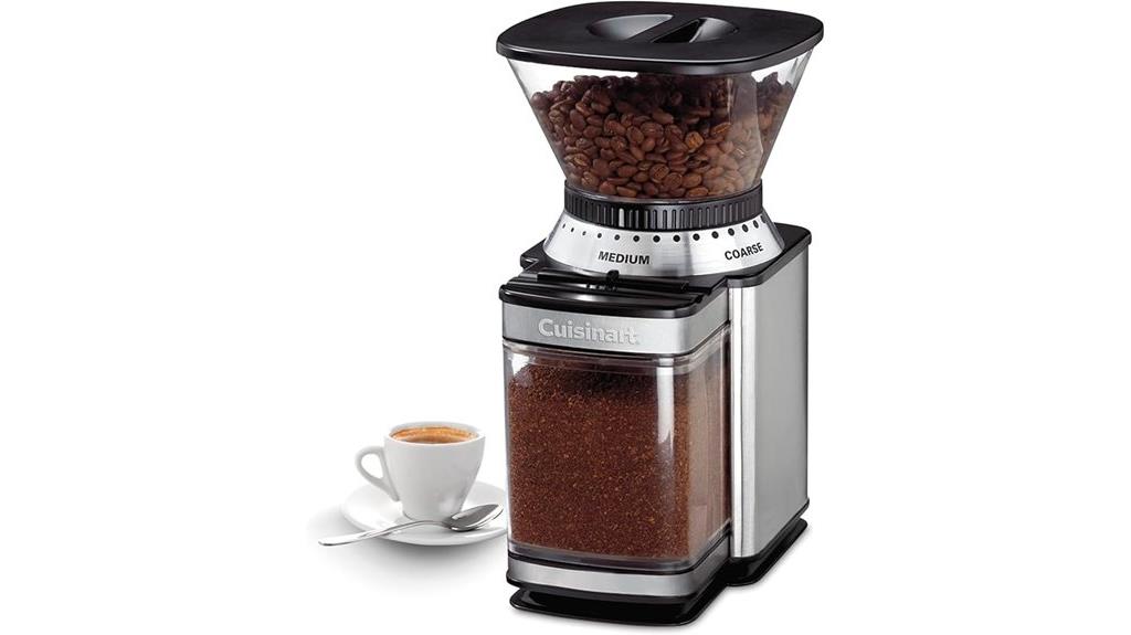 electric burr coffee grinder