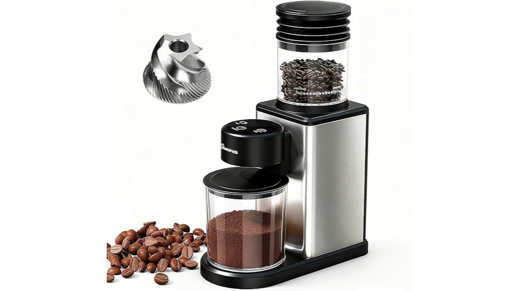 electric conical grinder adjustable