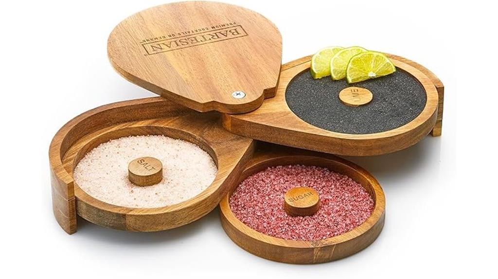 elegant acacia wood rimmer