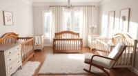 elegant convertible nursery cribs