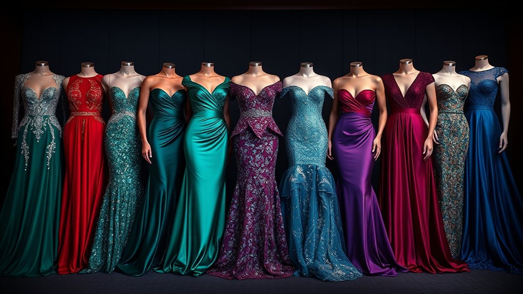 elegant head turning evening gowns