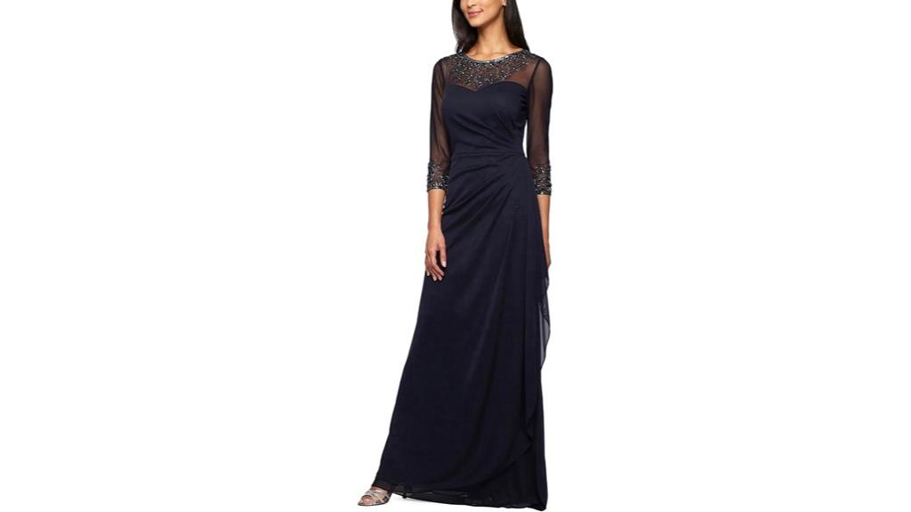 elegant long mother dress