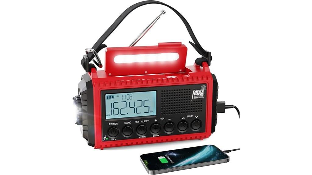 emergency radio with power