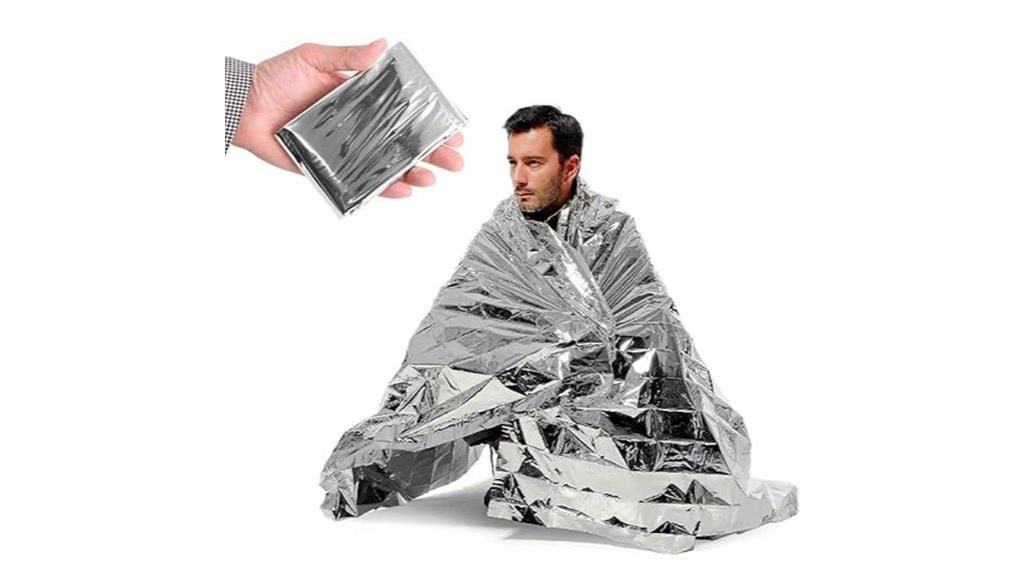 emergency silver thermal blankets