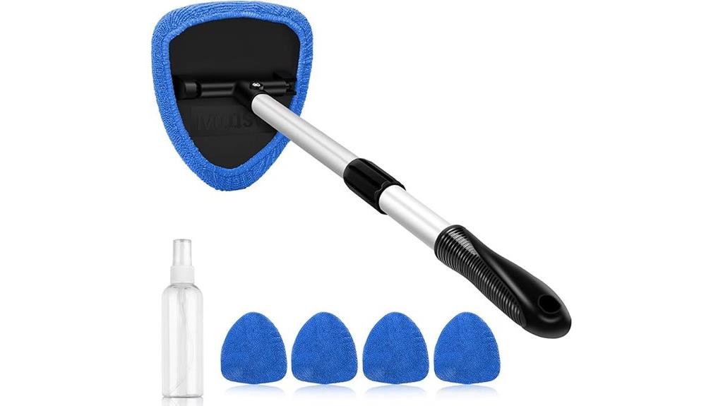 extendable windshield cleaning kit