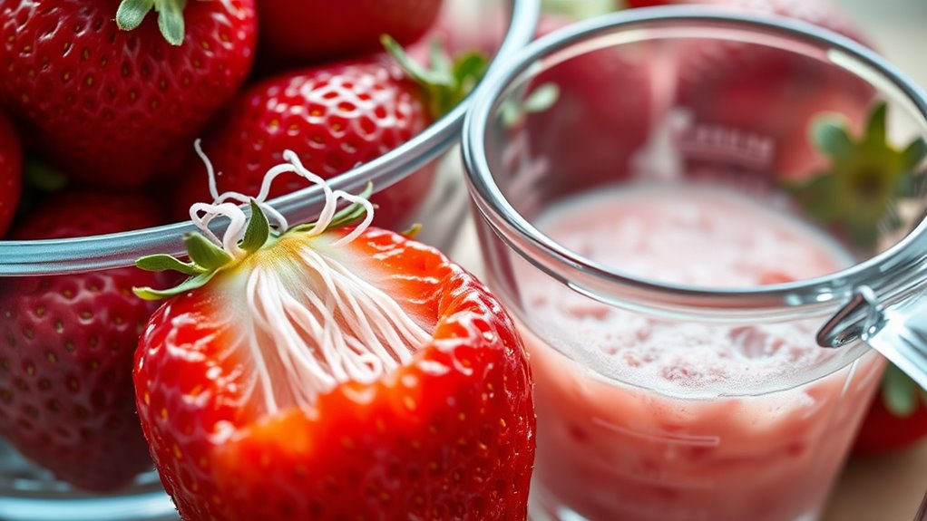 extracting strawberry dna