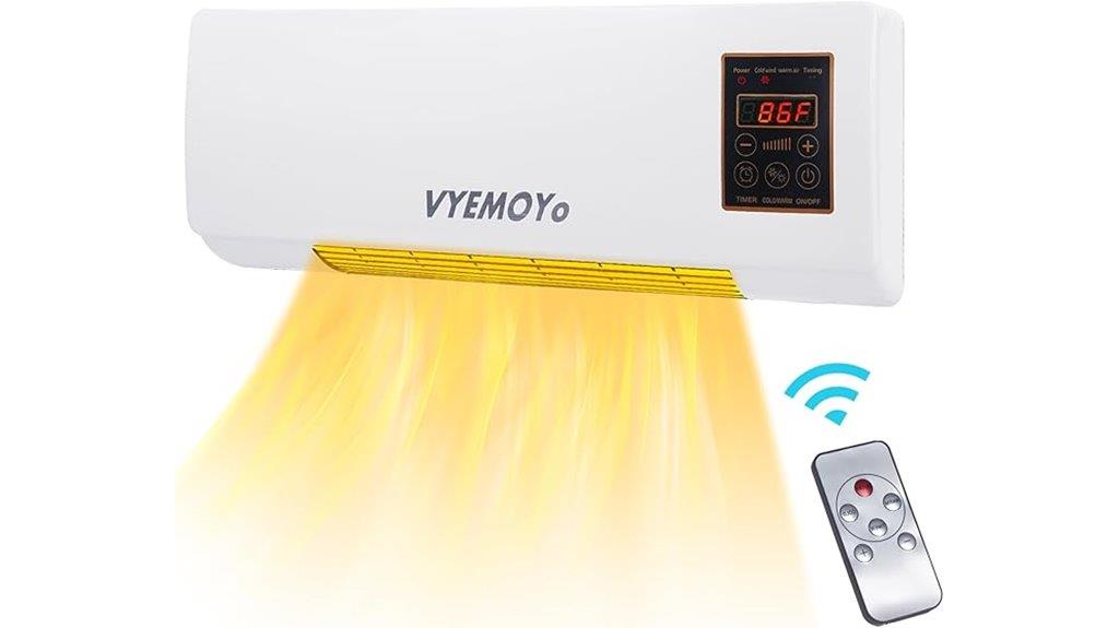 fast electric wall heater