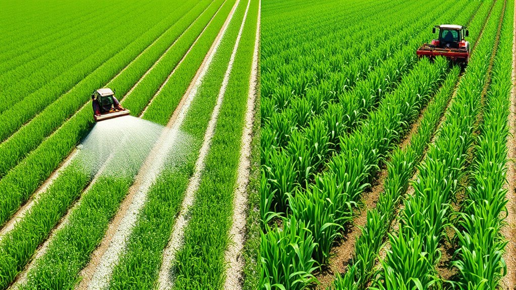 fertilizer methods influence crop