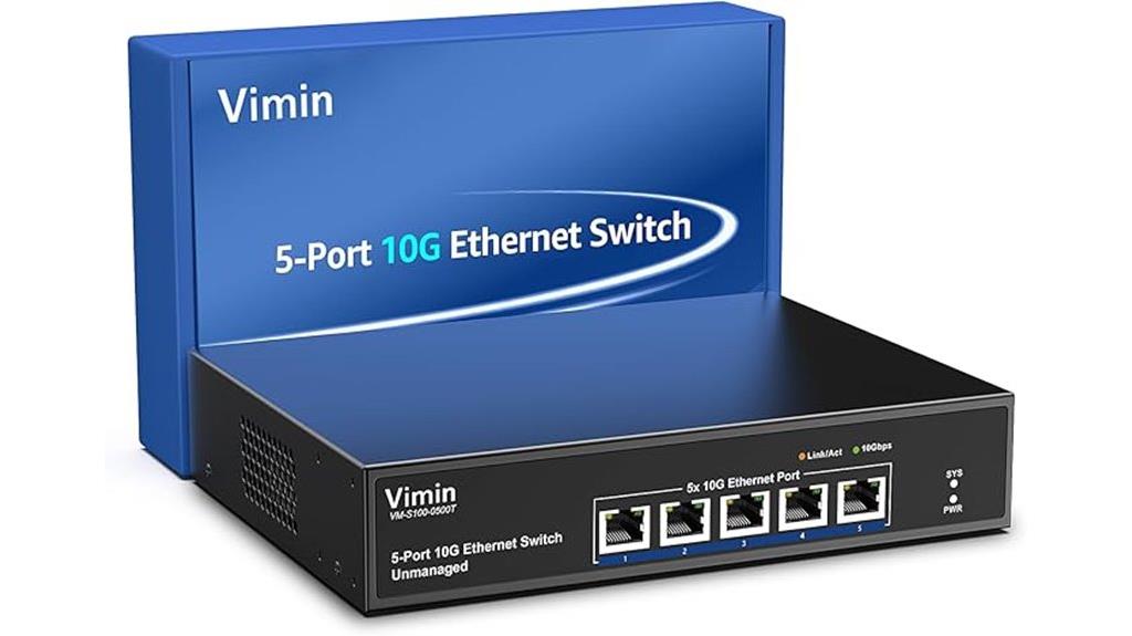 five port 10gbps switch