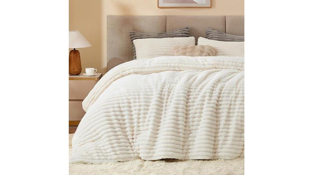 fleece king comforter set