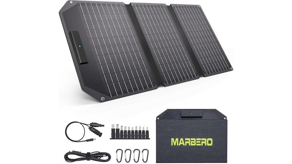 foldable 30w solar charger