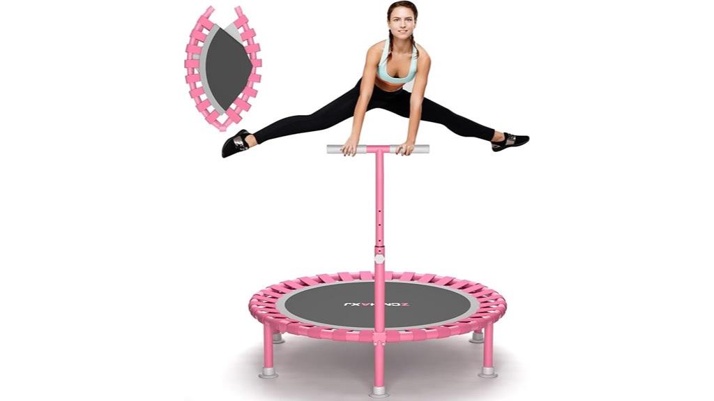 foldable indoor fitness trampoline