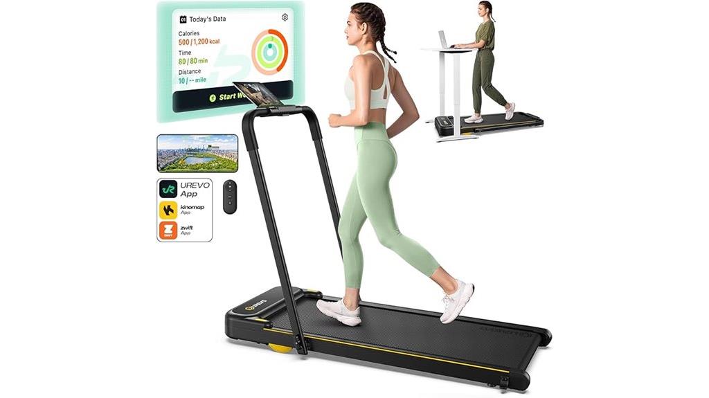 foldable smart treadmill option