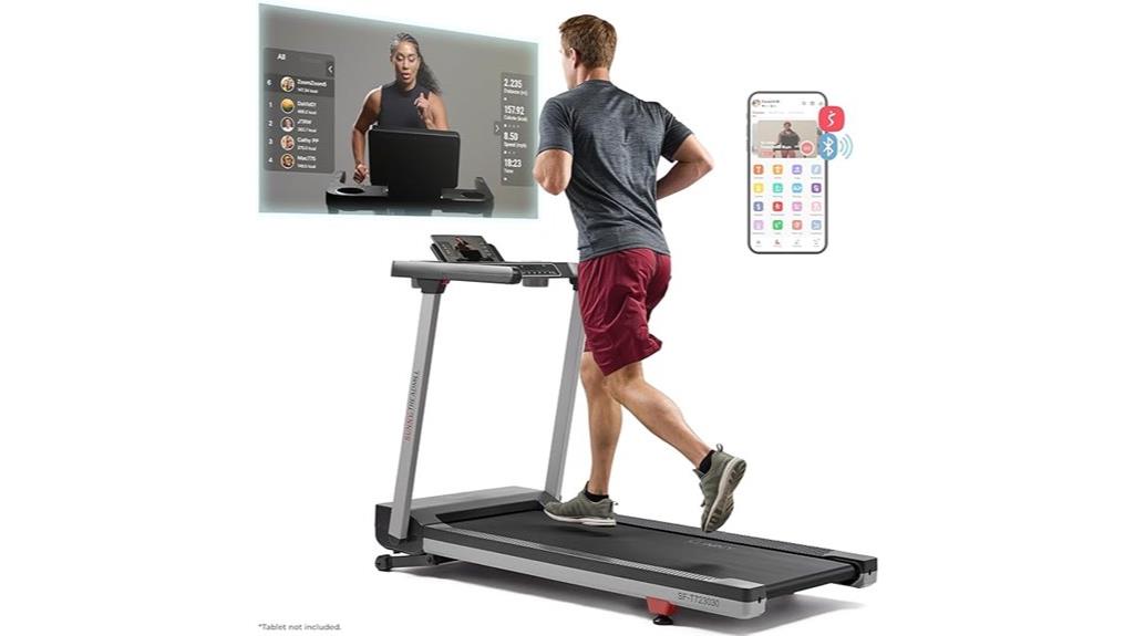 foldable treadmill with app
