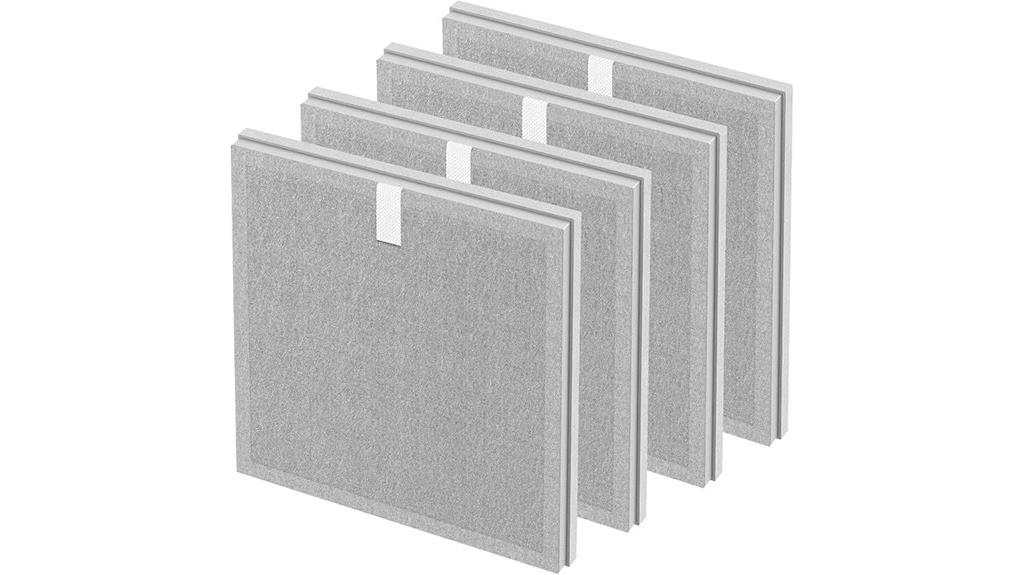 four hepa filters pack