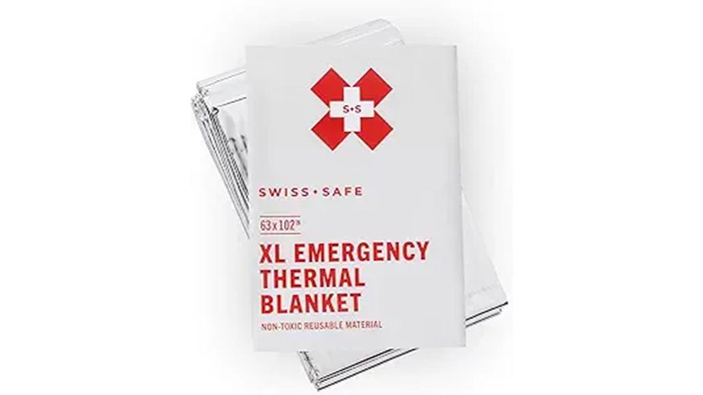 four pack emergency blankets