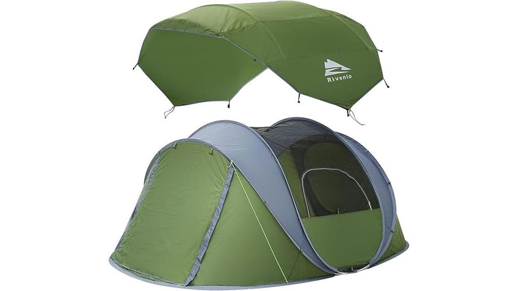 four person easy pop up tent