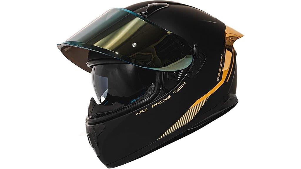 full face helmet with dual visor