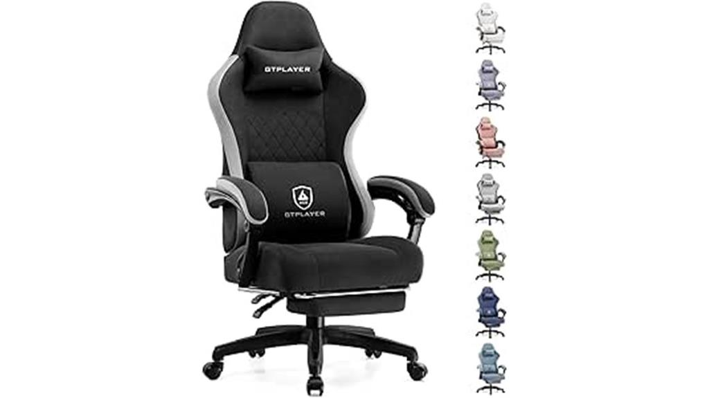 gaming chair with support