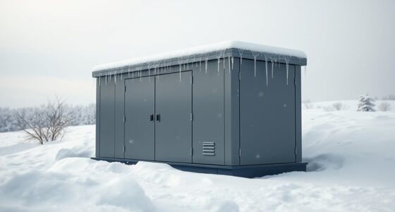 generator enclosures for snow