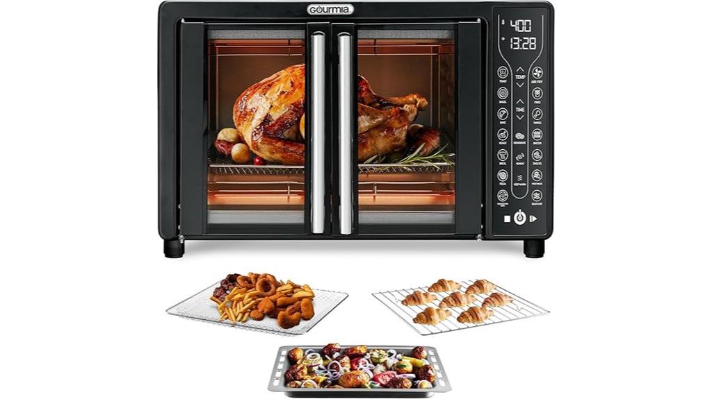 gourmia combo toaster airfryer