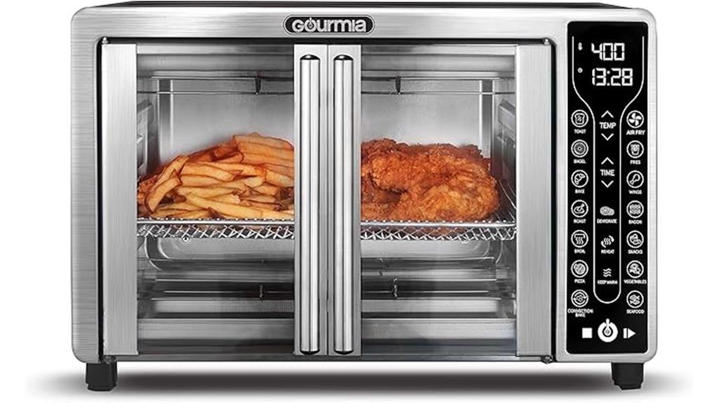 gourmia combo toaster oven