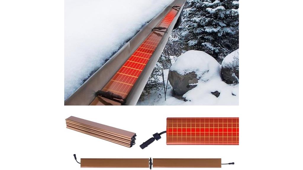 gutter heater for roofs