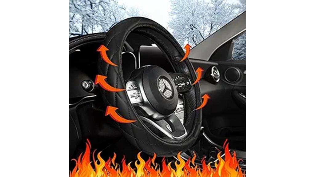 heated car steering cover
