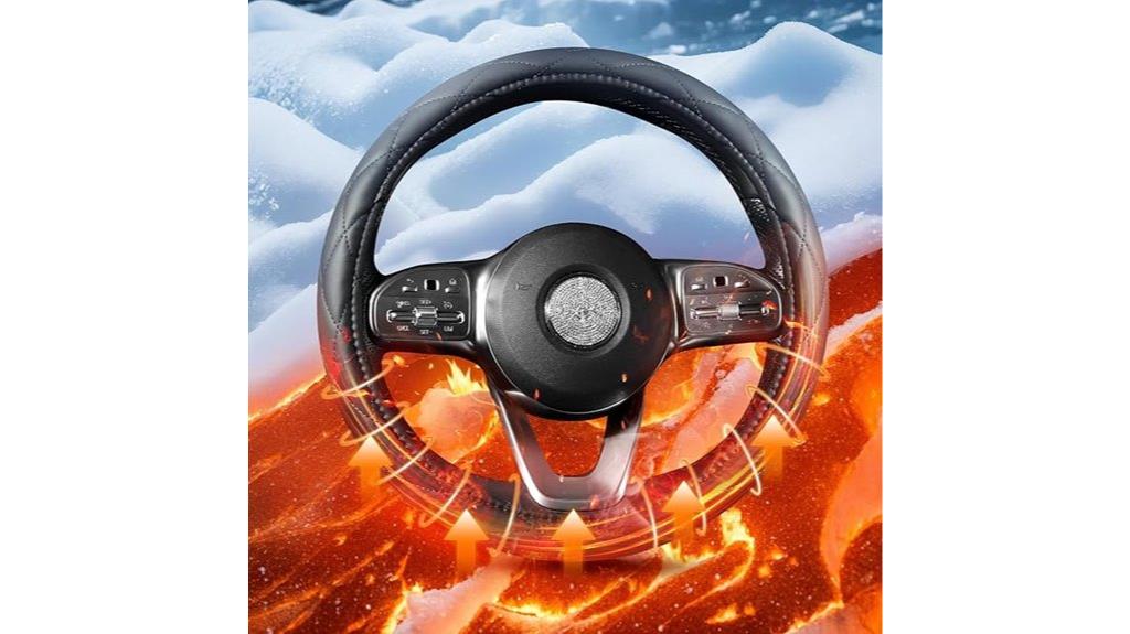 heated leather steering wheel