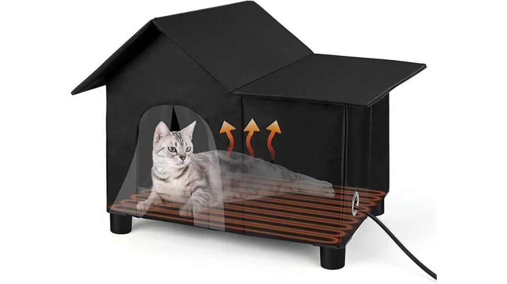 heated outdoor cat shelter