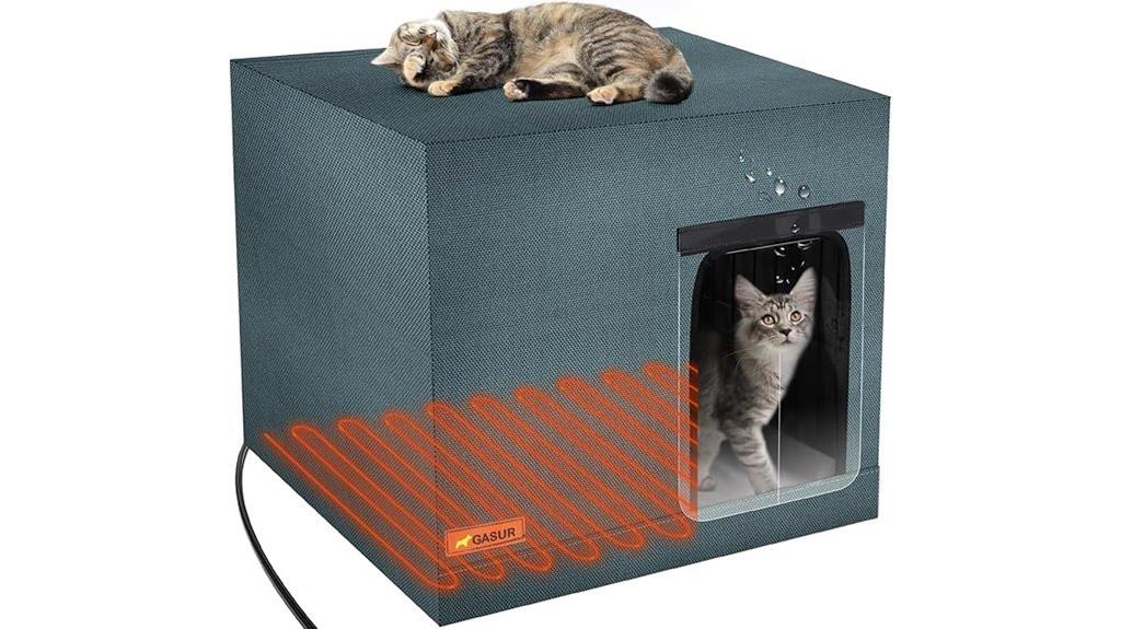 heated outdoor cat shelter