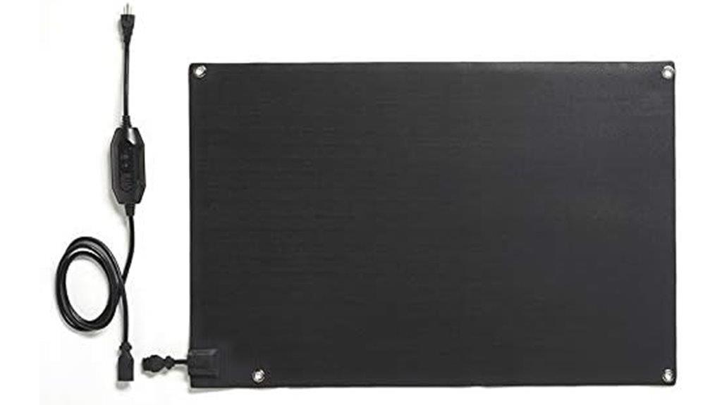 heated snow melting mats