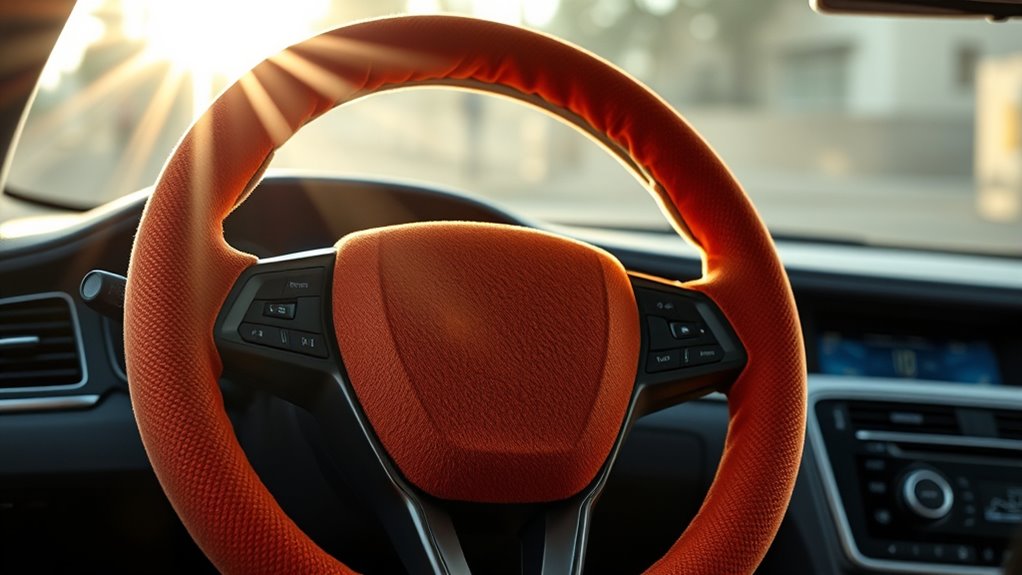 heated steering wheel covers