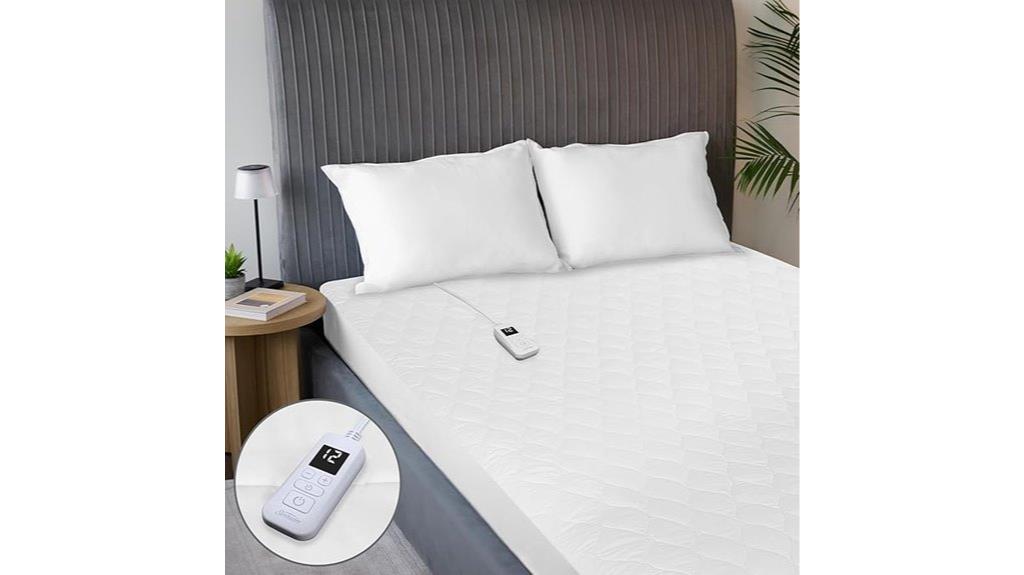 heated waterproof mattress pad
