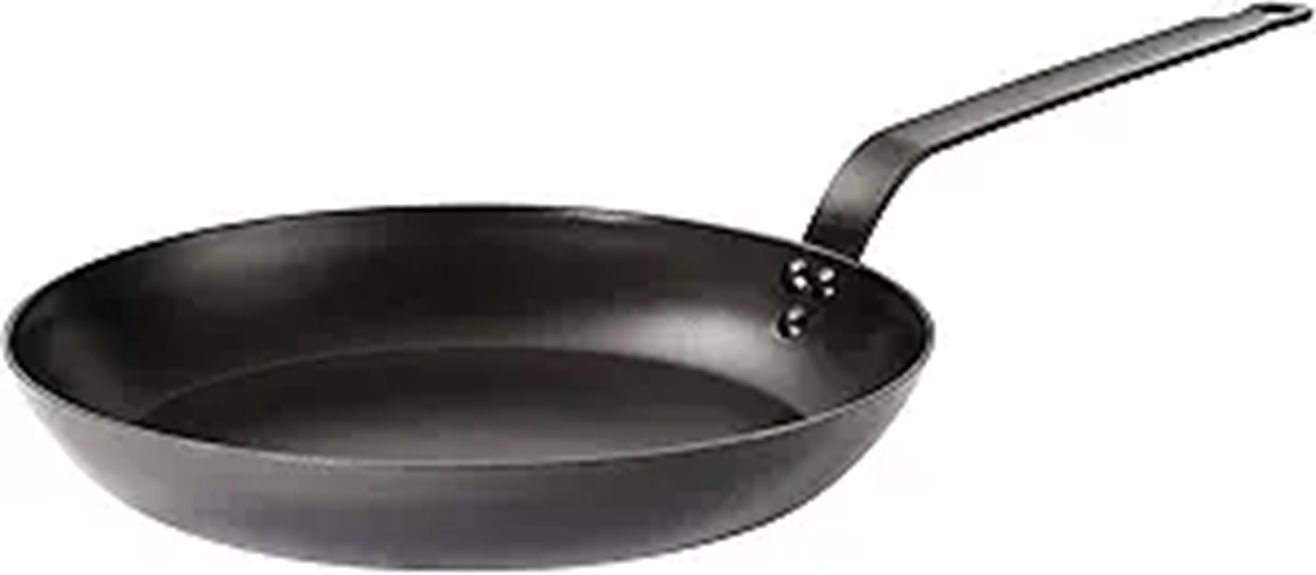 heavy duty carbon steel skillet